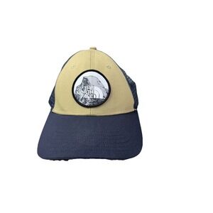 The North Face Mudder Trucker Cap Mountain Graphic Logo Adjustable Snap Back 4d